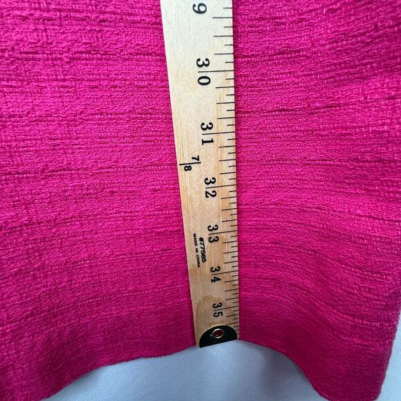 TALBOTS PETITE Womens Textured Colorblock Sleeveless Sheath Midi Dress Size 6P - Picture 7 of 12